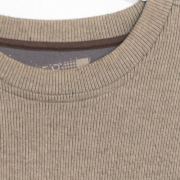 XG Size XL Vintage Inspired Mens Crewneck Sweater W/ Stripes Cotton Blend Ribbed - Picture 2 of 8